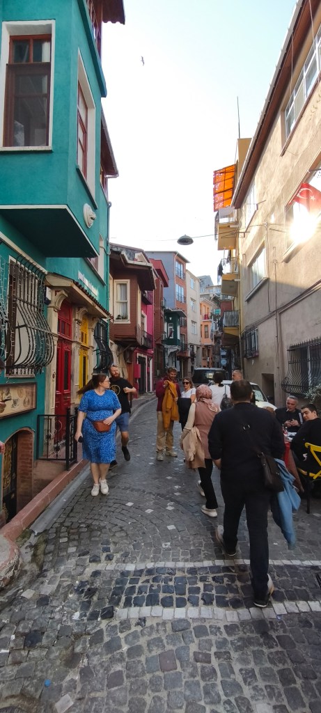 Fener\Balat bydelen og fargerike huser