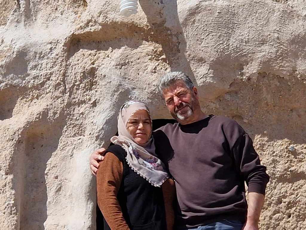 Tyrkiske Familien i Uchisar (Mustafa og hans kona)