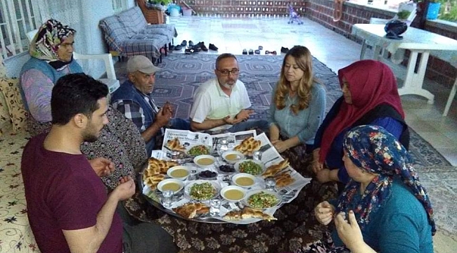 
Middag samling hos foreldere